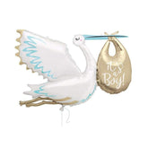 "It's A Boy" Stork Design Helium Foil Balloon - 62"