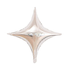 Assorted Corner Star Shaped Helium Balloons - Pack of 6 (10"/26")