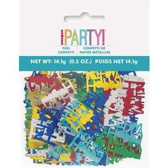 "Happy Birthday" Foil Confetti