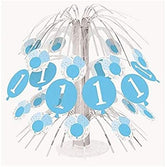 1st Birthday Gingham Cascade Centrepiece - Blue