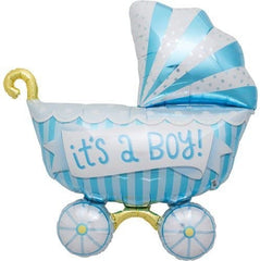 "it's a Boy!" Buggy Helium Foil Balloon - 40"