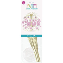 1st Birthday Gingham Cascade Centrepiece - Pink