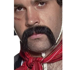 Authentic Western Mexican Handlebar Moustache
