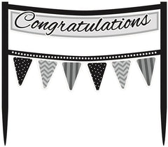 "Congratulations" Cake Bunting Topper - 6"