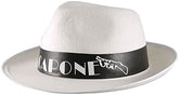 Al Capone Hat, Felt - White (Adult)