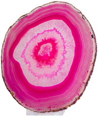 Agate Slice 3-4" - Pink