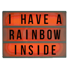 A4 Cinematic Lightbox - Black With Colour Changing