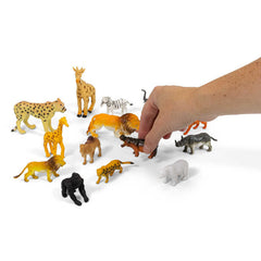 Assorted Wild Animals Tube - 15 pieces
