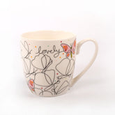 "lovely butterfly" Tulip Mug