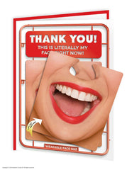 'Use This If You Don't Like Your Presents' Face Mat Card