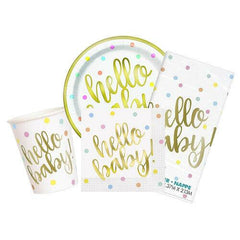 "Hello Baby" Party Accessories & Tableware