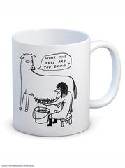 'What The Hell' Mug - David Shrigley