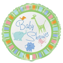Animal Crackers Baby Shower Helium Foil Balloon - 18"