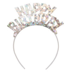 "Happy Birthday" Prismatic Tiara