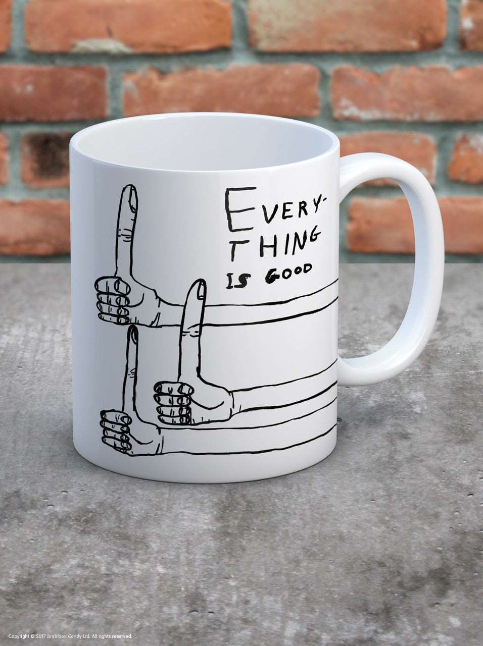 'Everything Is Good' Mug - David Shrigley