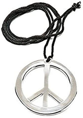 60s' Peace Pendant - Silver