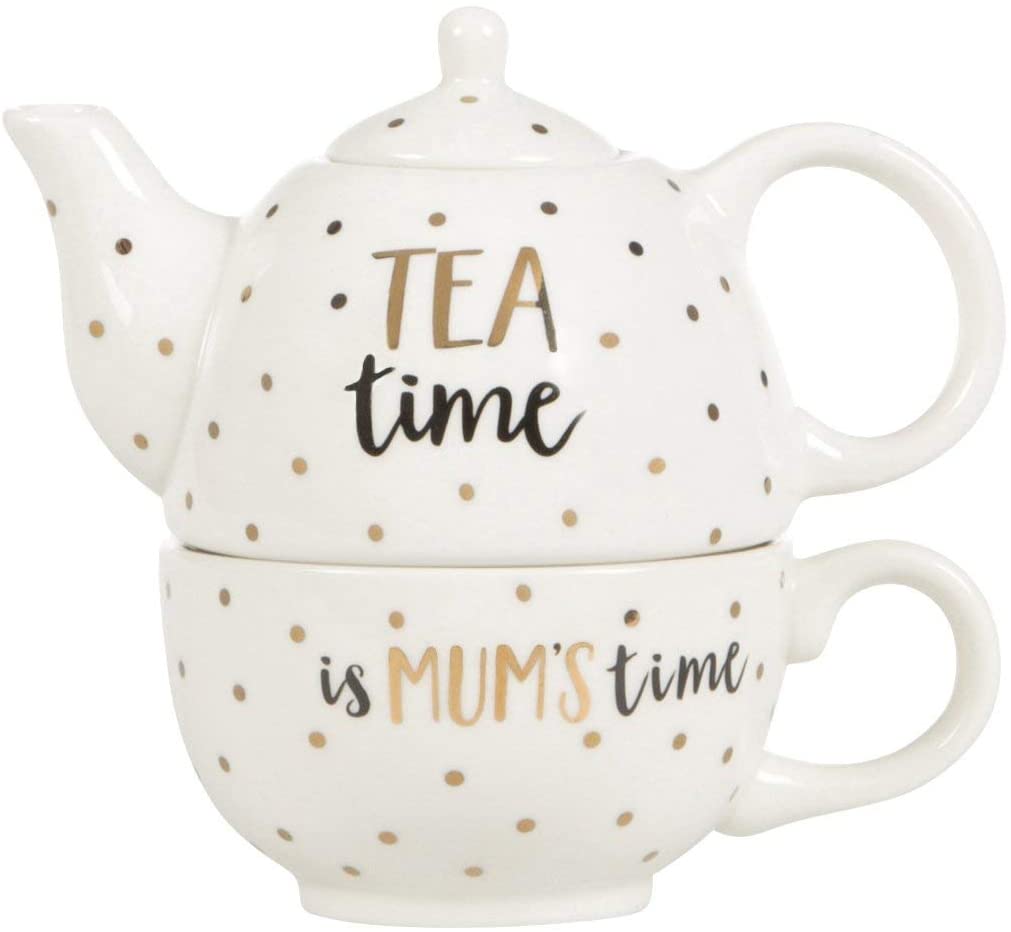 "TEA time is MUM'S time" Teapot & Cup