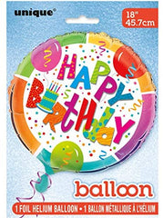 "Happy Birthday" Jamboree Helium Foil Balloon - 18"