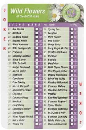 52 Ways Nature Series Playing Cards - Wild Flowers