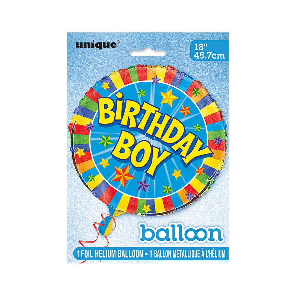 "Birthday Boy" Helium Foil Balloon - 18"
