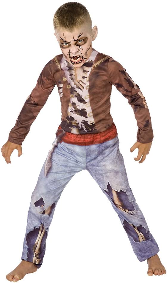 3D Dead Pirate Costume - (Child)