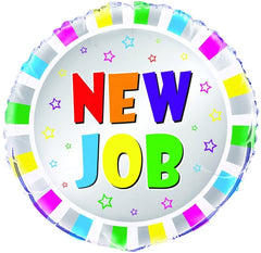 "New Job" Helium Foil Balloon - 18"