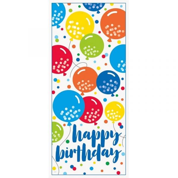 "Happy Birthday" Balloon Cheer Door Poster