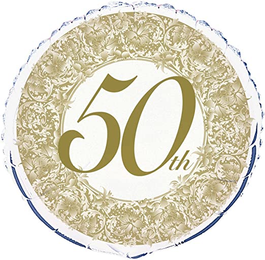 Anniversary Helium Foil Balloon - 18"