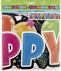 "Happy Birthday" Giant Banner - 4.33ft