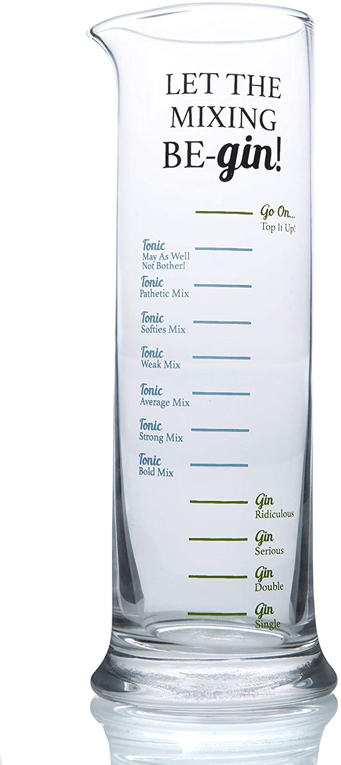 "Let The Mixing Be Gin" Novelty Spirit Measure