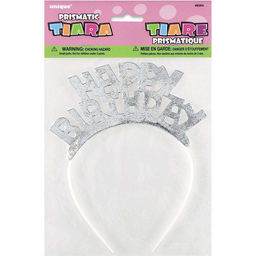 "Happy Birthday" Prismatic Tiara