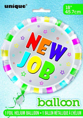 "New Job" Helium Foil Balloon - 18"