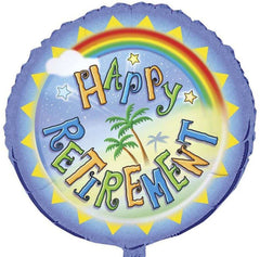 "Happy Retirement" Helium Foil Balloon - 18"