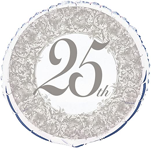 Anniversary Helium Foil Balloon - 18"