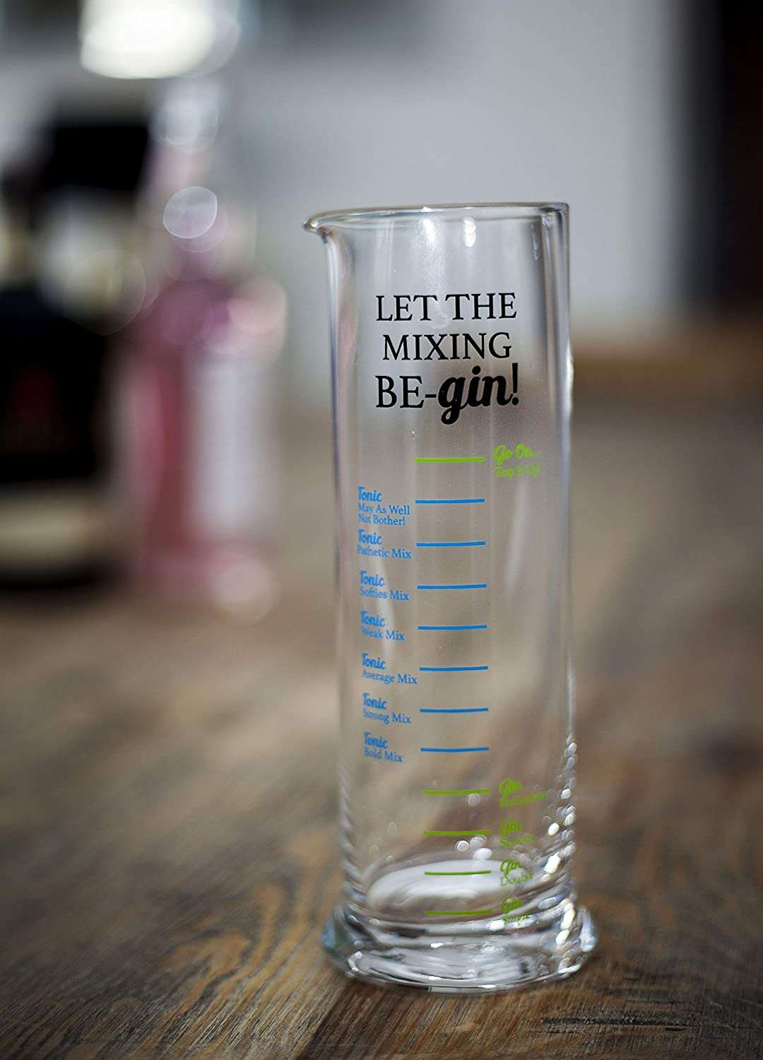 "Let The Mixing Be Gin" Novelty Spirit Measure