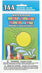 144 Assorted Water Bomb Balloons