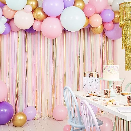 "Happy Birthday" Gold Foiled Lilac Ombre Cups - Pack of 8