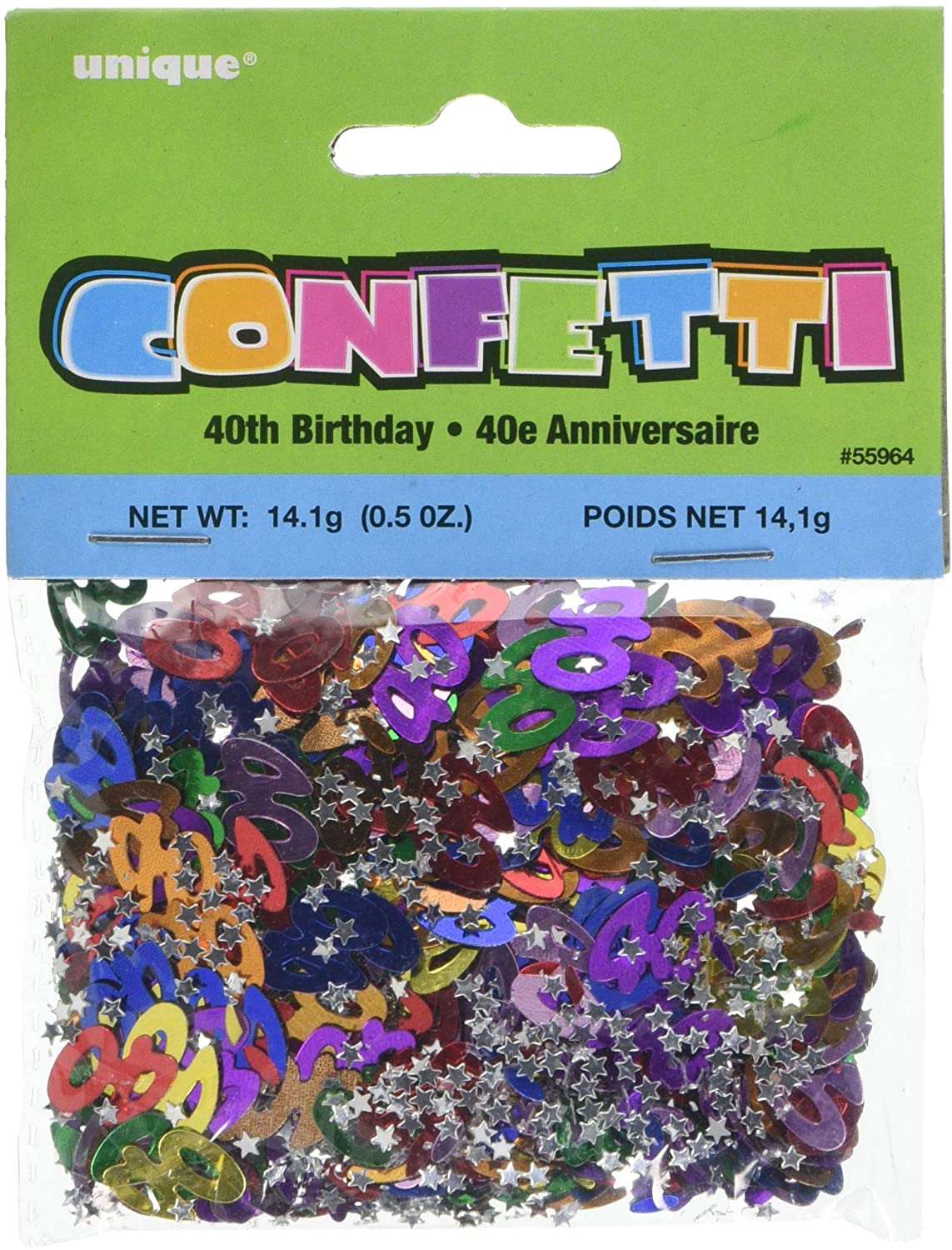 40th Birthday Party Confetti