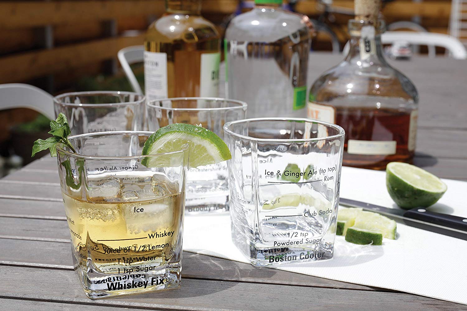 Bartending Glasses Set Of 4