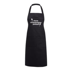 Apron - More Champagne Please (Black)
