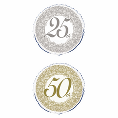 Anniversary Helium Foil Balloon - 18"
