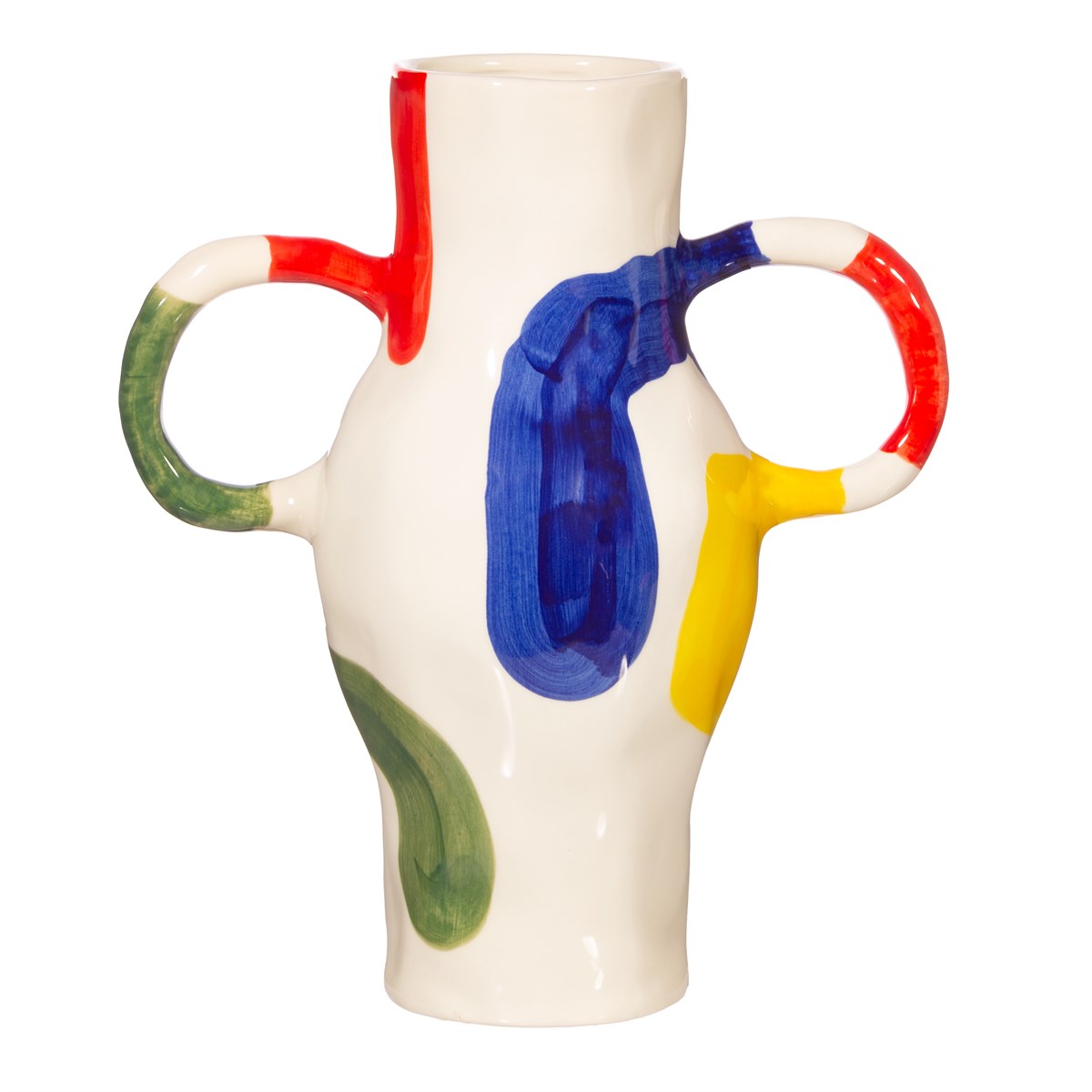 Abstract Art Vase, Multicolour - Large