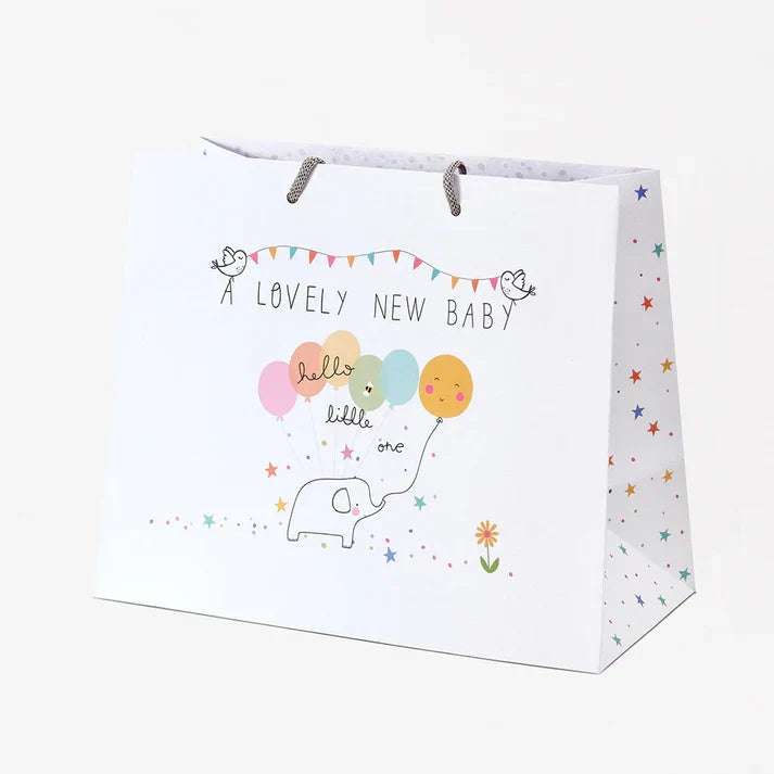 Baby Elephant Tote Gift Bag