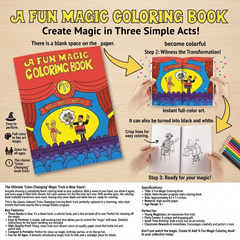 A Fun Magic Coloring Book | 3 in 1 Trick