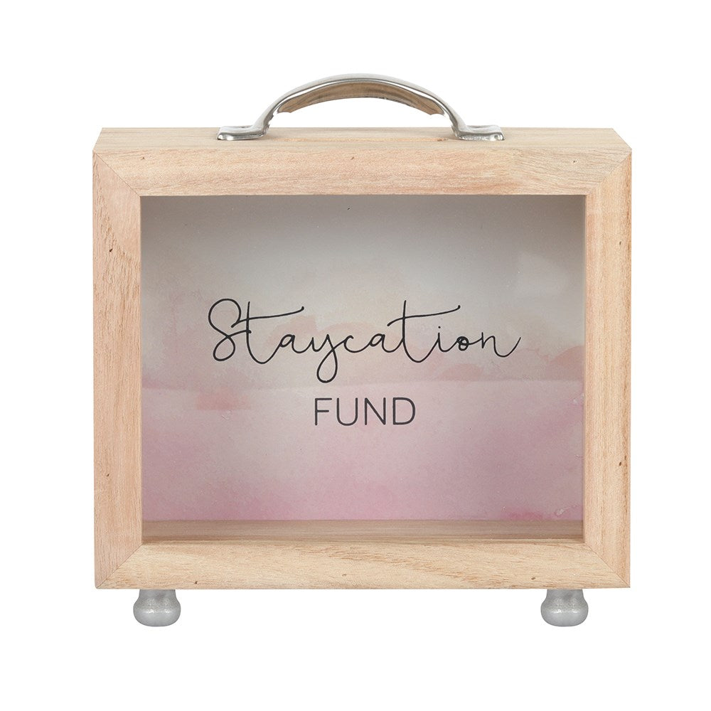 "Staycation" Fund Money Box