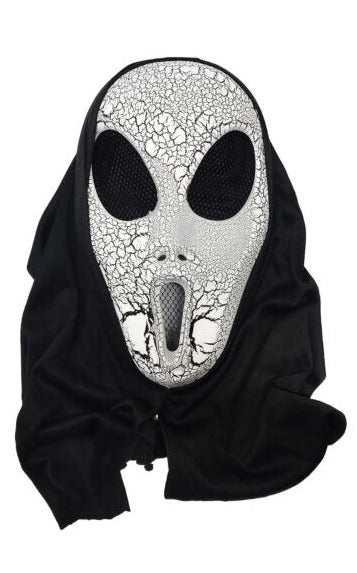 Assorted Cracked Effect Scream Ghost Halloween Mask