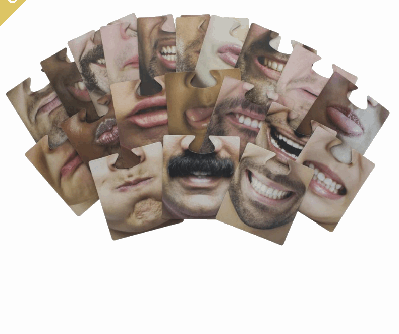 3D Motion Face Mats Coasters