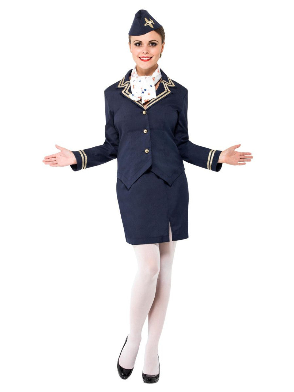 Airways Attendant Costume - (Adult)