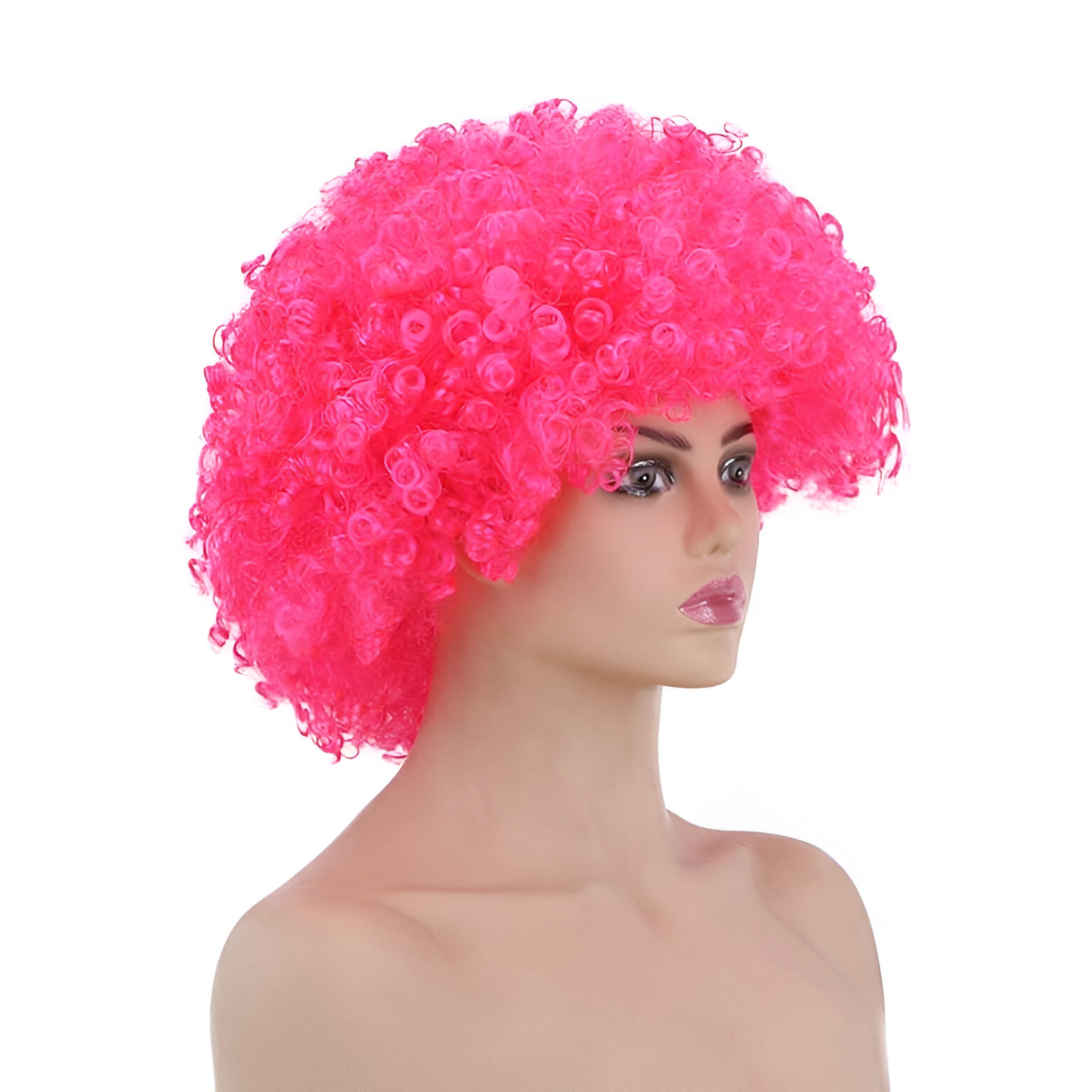 Afro 70s Wig - Pink (Adult)