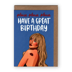 "Please Have a Great Birthday" Greeting Card x Brittany Paige